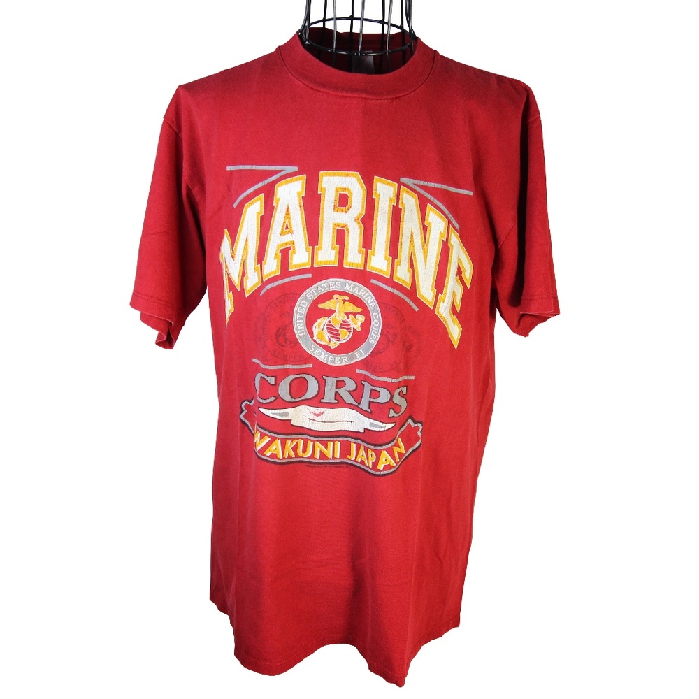 Vtg Usmc Marine Corp Graphic T Shirt